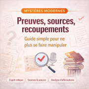 Guide simple : Preuves, Sources Recoupements pour éviter de se faire manipuler