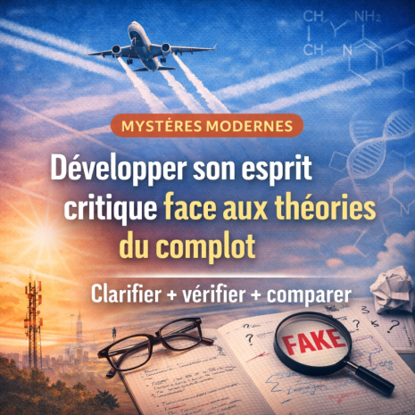 Développer son esprit critique face aux théories du complot