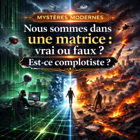 Sommes-nous dans une matrice : vrai ou faux ? Est-ce complotiste ?