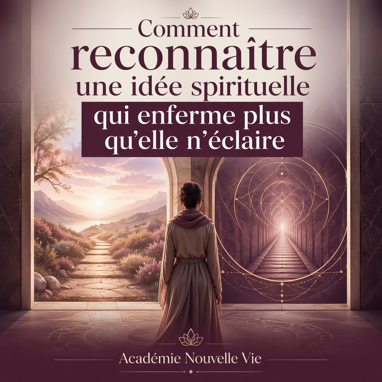 Comment reconnaître une idée spirituelle qui enferme plus qu’elle n’éclaire comment reconnaître une idée spirituelle qui enferme plus qu’elle n’éclaire illustration Académie Nouvelle Vie