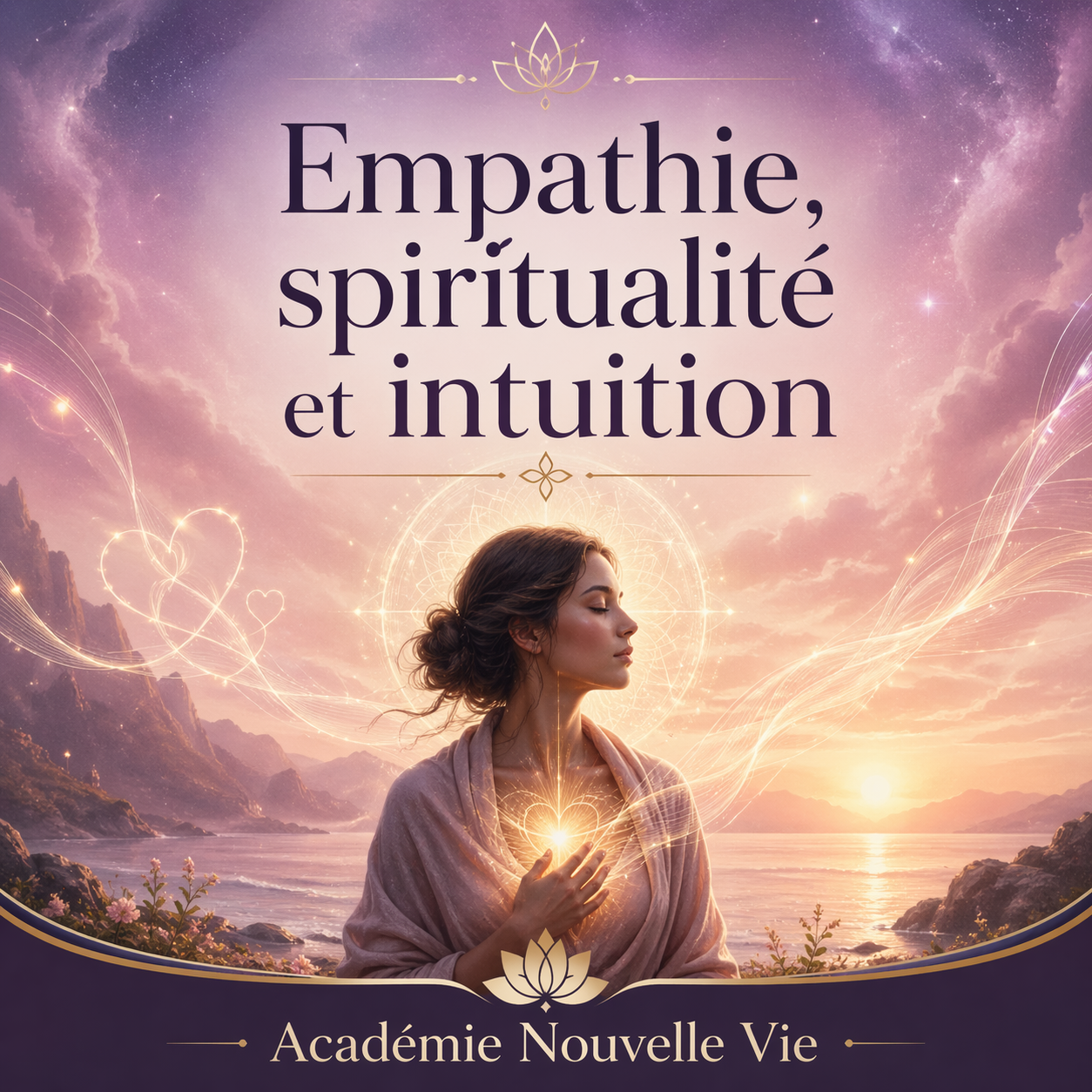 Empathie, spiritualité et intuition : comment distinguer le ressenti, la perception et l’interprétation empathie spiritualité et intuition visuel Académie Nouvelle Vie