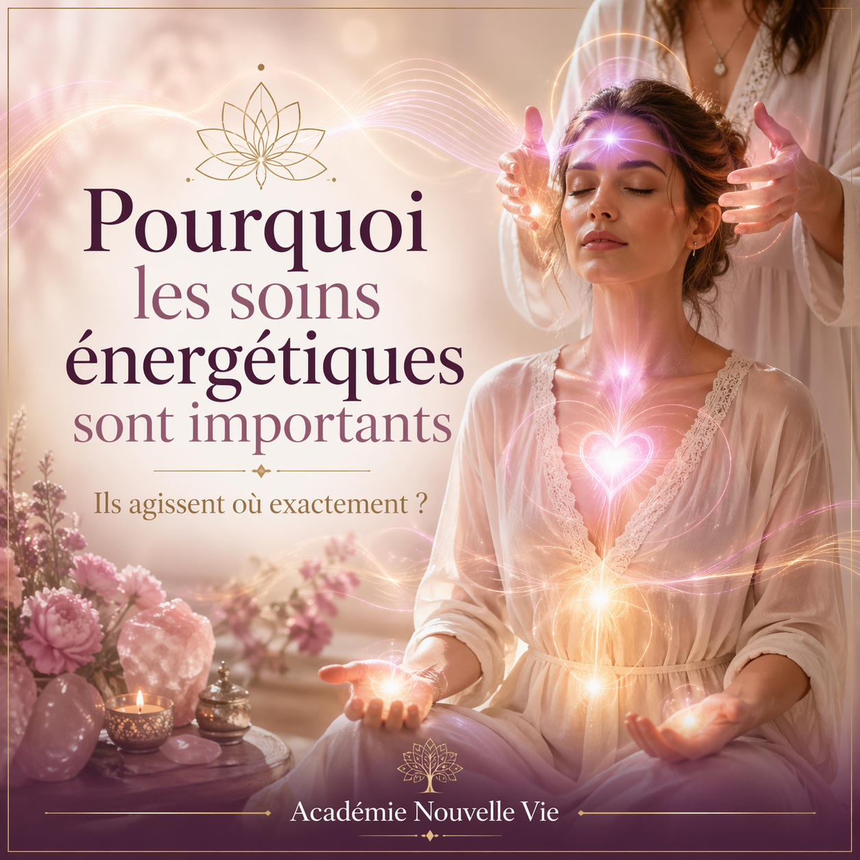 Pourquoi les soins énergétiques sont importants et agissent où exactement ? pourquoi les soins énergétiques sont importants illustration Académie Nouvelle Vie